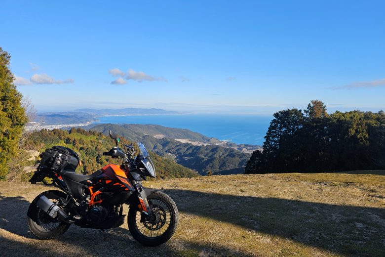 林道柏原山線の途中にある柏原山フライトパークにて